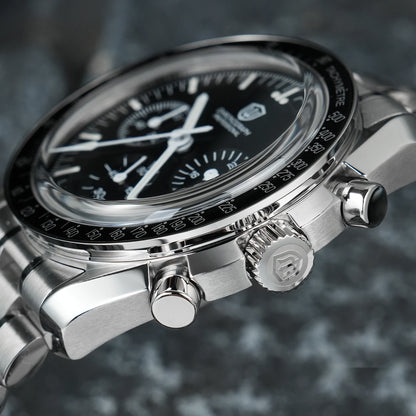 Watchdives New Wd1863 Quarz-Herrenuhr VK63 Chronograph Bubble-Saphirglas Wasserdicht 39Mm Stahl Top-Marke Luxus-Business-Uhr