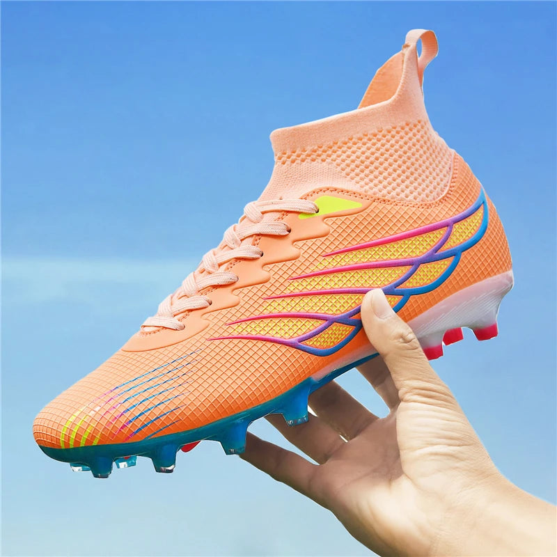 2026 New Superfly FG Football Boots Outdoor Soccer Cleats Black Shoes Soft Sport Professional Breathable Comfortable Boots