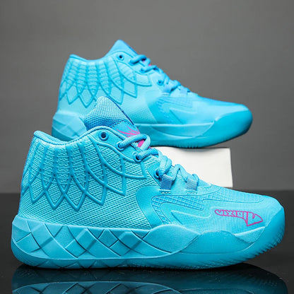 Youth Basketball Shoes for Actual Combat, Outdoor Comfortable Cushioning, Wear-Resistant, Fashionable, Breathable, High Quality