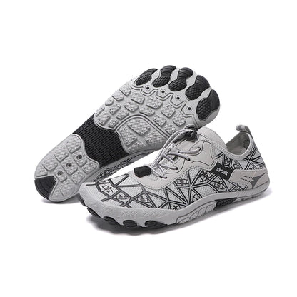 Barefoot shoes, quick-drying non-slip outdoor men's lightweight wading shoes, suitable for beaches, hiking, fitness, sports shoes size 36-4