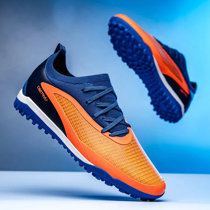 Nouveaux hommes chaussures de Football crampons de Sport adulte respirant antidérapant bottes de Football en plein air longues pointes formation garçons Match confortable