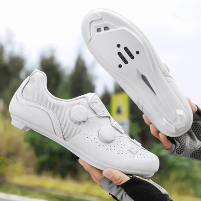 2025 new arrival professional cycling shoes, racing road bike SPD cleat shoes, ultralight self-locking MTB bicycle sneakers unisex