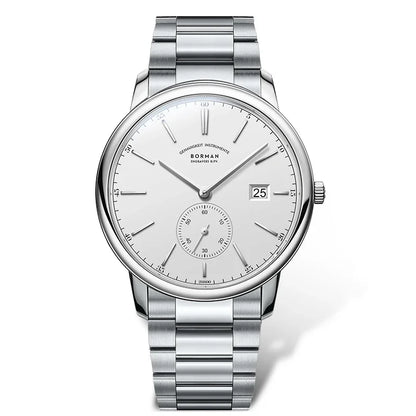 Orologio BORMAN BM3817 TOP nuovo 42 da uomo di lusso, meccanico automatico, vetro zaffiro, ultrasottile, impermeabile 50M, con sottoquadranti