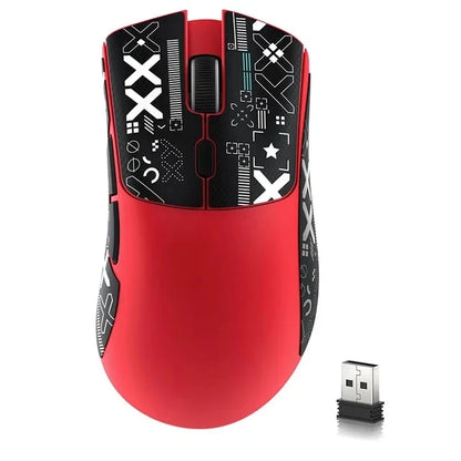 Rato Gaming Sem Fios Attack Shark R1 Leve Bluetooth 2.4G PAW3311 18000DPI Ergonómico com Macro