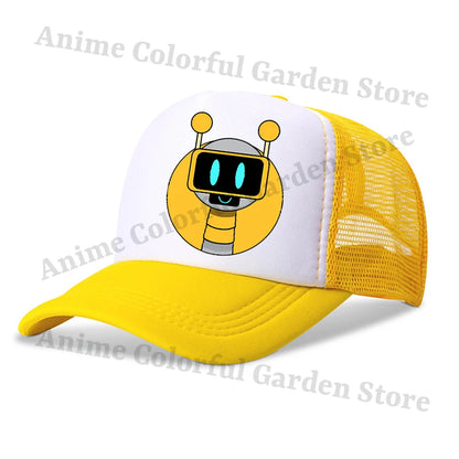 Sprunki Parent-child Baseball Cap Anime Cartoon Hip Hop Flat Caps Men Women Kids Summer Fashion Sunshade Breathable Hats Gifts