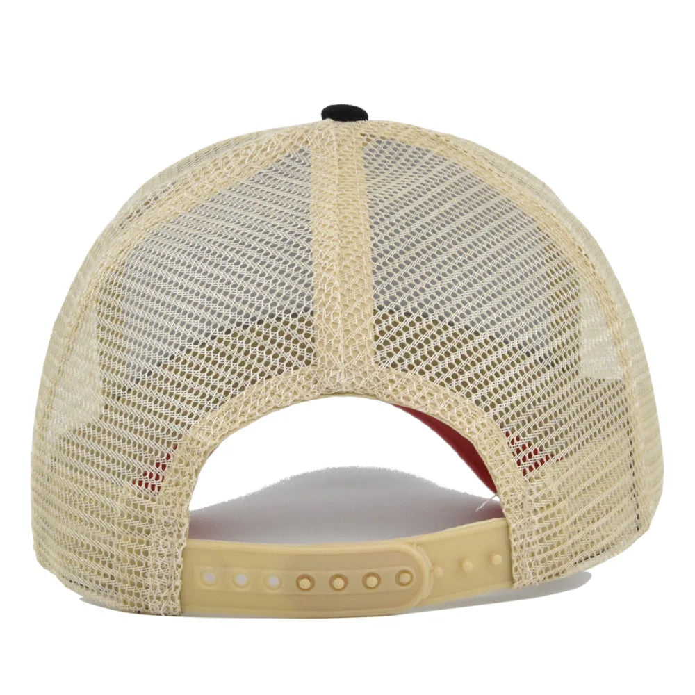 Letter Mesh Breathable Hat Women Men Embroidery Blocking Baseball Cap Sunshade Outdoor Sports Cycling Travel Sun Hat Dad Hat