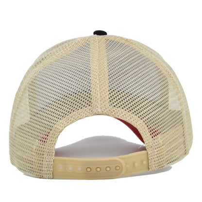 Letter Mesh Breathable Hat Women Men Embroidery Blocking Baseball Cap Sunshade Outdoor Sports Cycling Travel Sun Hat Dad Hat