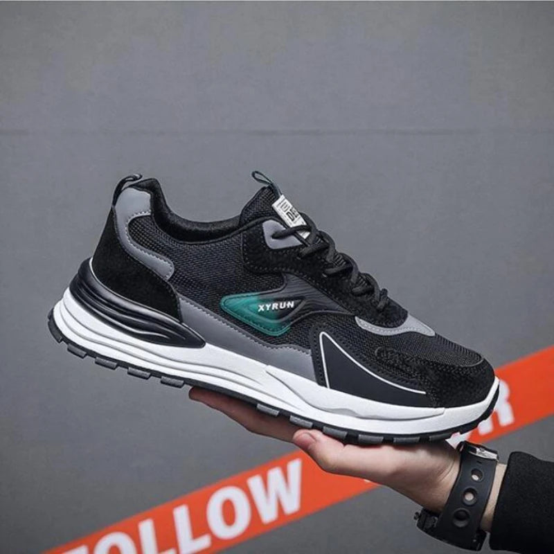 Chaussures de sport polyvalentes en maille pour hommes, baskets respirantes de marque, chaussures de course antidérapantes, chaussures de sport à plateforme, Tenis Masculino