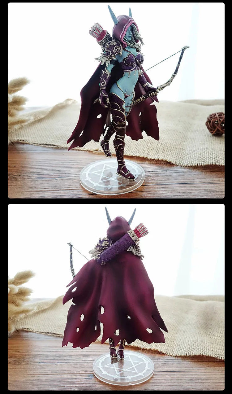 Φιγούρες δράσης Sylvanas Windrunner World Of Warcraft, Βασίλισσα των Απέθαντων, χειροποίητα μοντέλα συλλογής, διακοσμητικά, δώρα και παιχνίδια για παιδιά