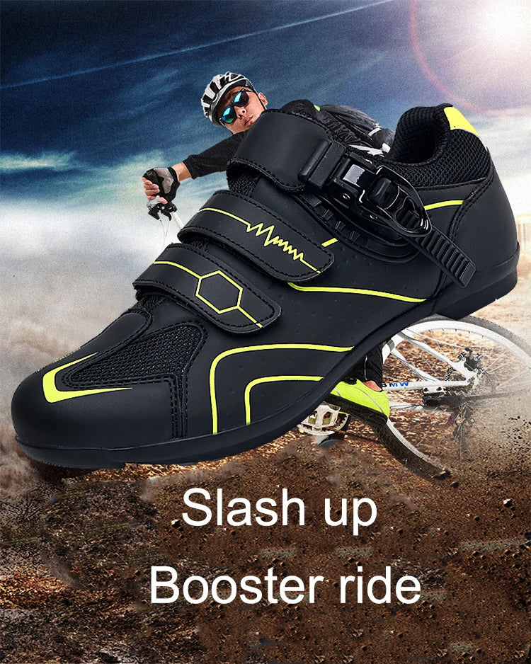 Neue Fahrrad-Sneaker für Herren mit Cleats – Speed-Fahrradschuhe für Damen, Fahrradschuhe mit Gummisohle