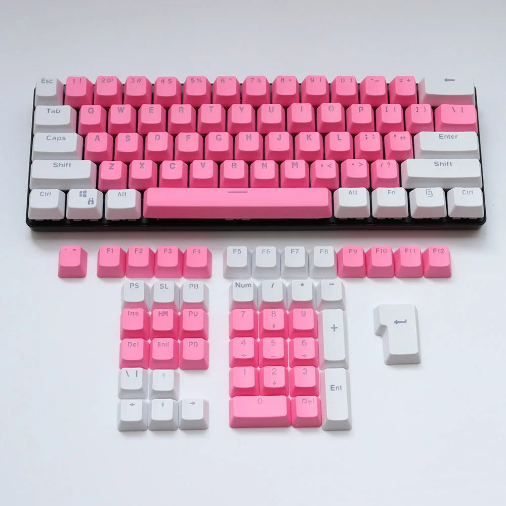 106 Keys Grey Red Keycaps PBT Specials Keycap Backlit Two-Color Key Caps For MX Switch 61/87/104 Mechanical Keyboard