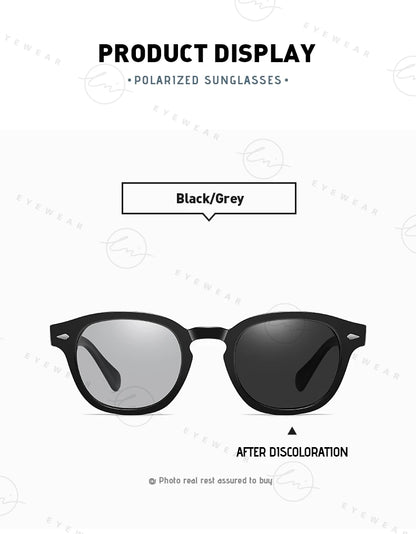 LM NEW Fashion Photochromic Sunglasses Women Men Polarized Blue Eyewear Drivign Outdoor UV Protection Eyewear gafas de sol mujer