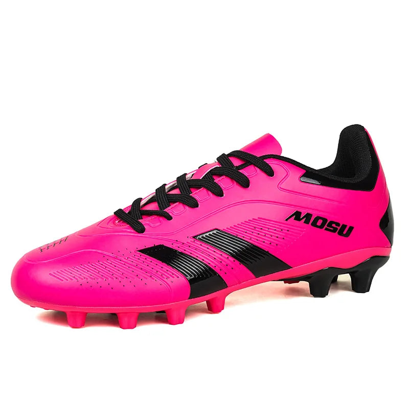 Neue Fußballschuhe für Herren und Damen, Hallen- und Outdoor-Sportschuhe mit langen Stollen und Multinocken für das Fußballtraining auf Matten