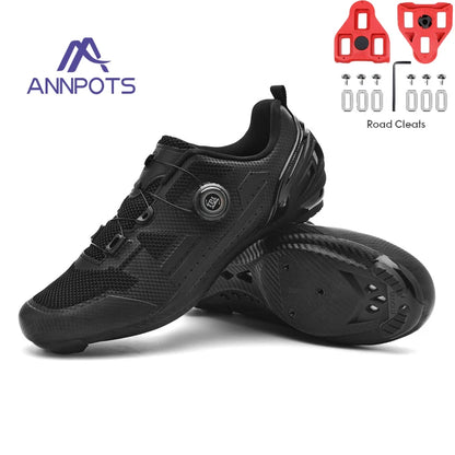 Professional Men's MTB Cycling Shoes White Racing Self-Locking 2024 Speed Road SPD Bicycle Sneakers New Women's Flats Cleats Shoes