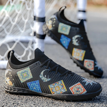 Lawn Nails Wear-resistant Professional Football Shoes Multi-color Grip Strong Balance Summer Outdoor Football Training Shoes