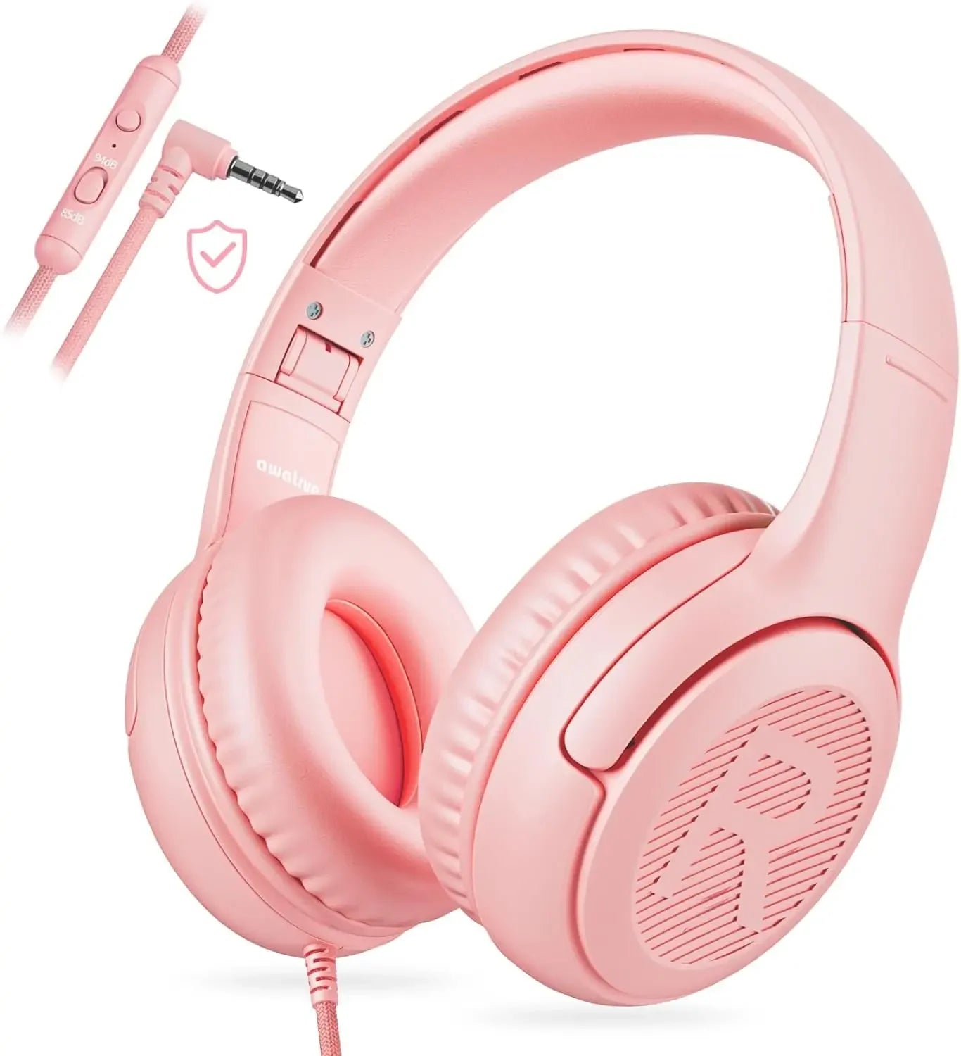 Awatrue Kids Headphones Comfortable Toddler Headsets for School Ideal Gifts for Son Daughter Sound and Safe Listening Experience