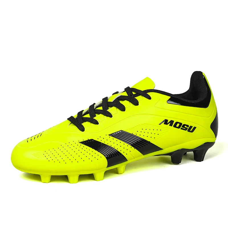 Neue Fußballschuhe für Herren und Damen, Hallen- und Outdoor-Sportschuhe mit langen Stollen und Multinocken für das Fußballtraining auf Matten