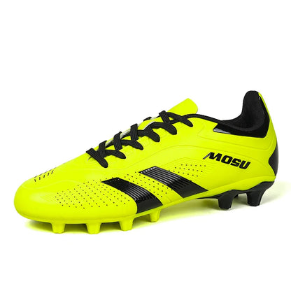 Neue Fußballschuhe für Herren und Damen, Hallen- und Outdoor-Sportschuhe mit langen Stollen und Multinocken für das Fußballtraining auf Matten