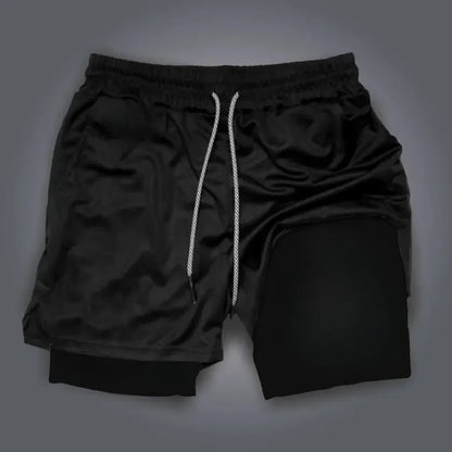 2026 Dragon Ball Anime Men's Shorts Sportswear Quick Dry Gym Pants Double-layer 2 in 1 Shorts Y2k Summer Breathable Streetwear