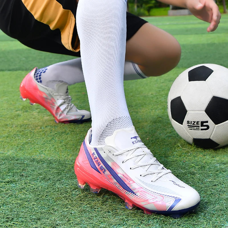 Nouvelles chaussures de football pour hommes, crampons, chaussures de football unisexes TF/FG, chaussures de futsal professionnelles, ultra-légères, de haute qualité, baskets en promotion.
