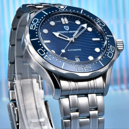 PAGANI DESIGN 2026 Nuevo V2 Waves 200M Reloj de buceo para hombre, reloj automático de lujo y moda para hombre, cristal de zafiro AR, reloj de pulsera para hombre
