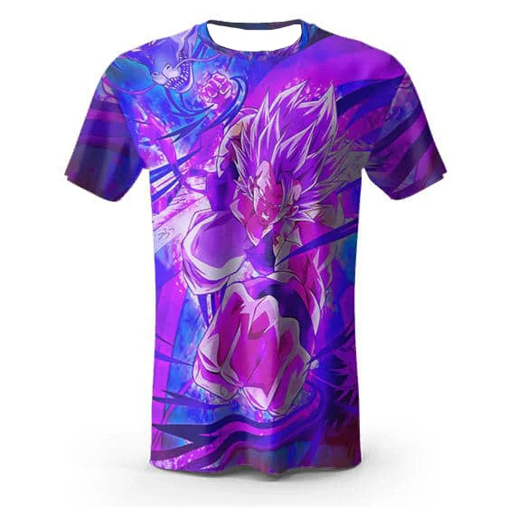 Summer 2026 Dragon Ball T Shirt Kids Tops Tee Anime Figures Son Goku Super Saiyan T-shirt Boys T-shirts Children Short Sleeve