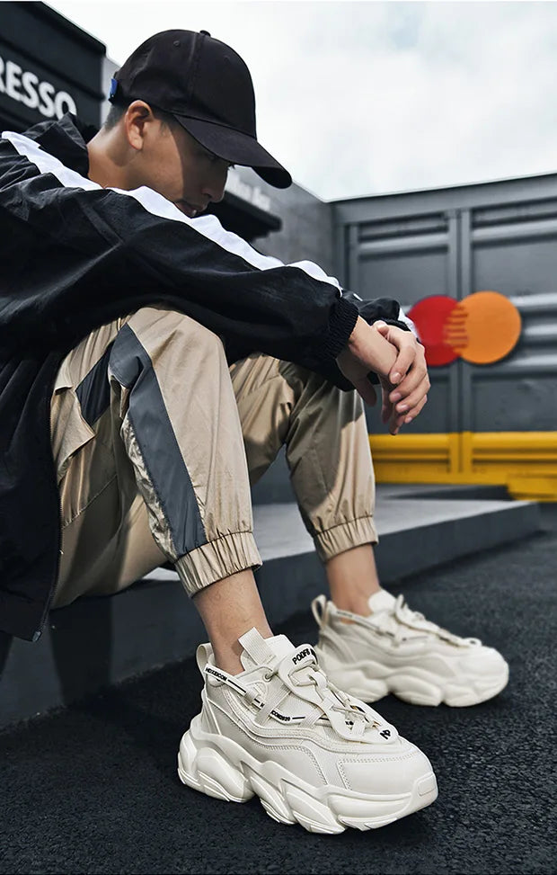 chaussure homme Baskets de luxe pour hommes, chaussures de course respirantes et décontractées, mocassins à la mode