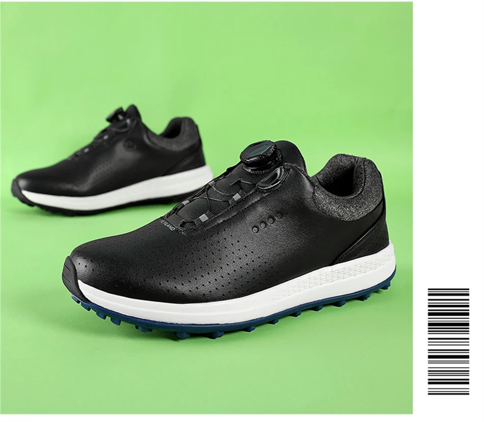 Breathable Luxury Golf Shoes Men Comfortable Outdoor Spikeless Golf Sport Training Sneakers Non-Slip Waterproof Walking Footwear