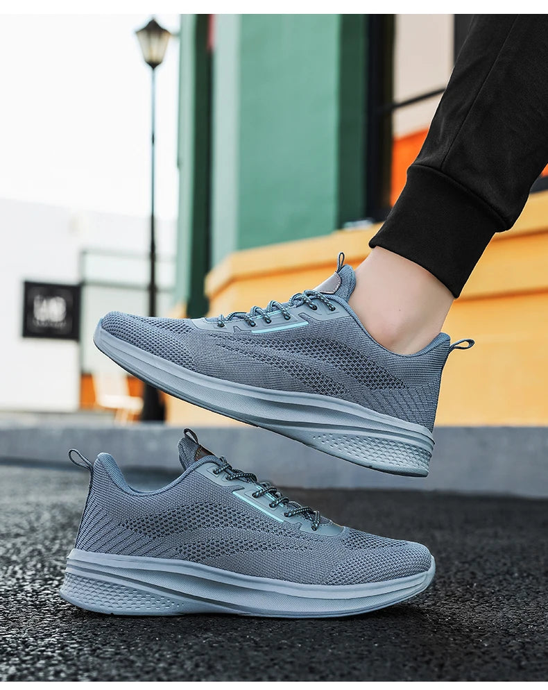 Leather Men's Sneakers Trendy Casual Italian Breathable Leisure Male Sneakers Non-Slip Footwear Men Vulcanized Shoes