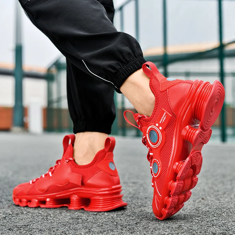 Men's Basketball Shoes Breathable Cushioning Non-Slip Wearable Running Shoes Gym Training Athletic Basketball Sneakers for Men