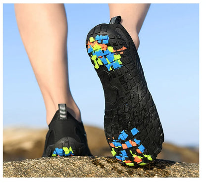 Unisex Wading Shoes Quick-Dry Aqua Shoes Drainage Water Shoes Beach Sports Swim Sandals Yoga Barefoot Diving Surfing Sneakers