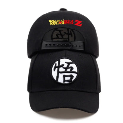 Dragon Ball Son Goku Unisex Gui Wu Embroidery Baseball Caps Spring and Autumn Outdoor Adjustable Casual Hats Sunscreen Hat
