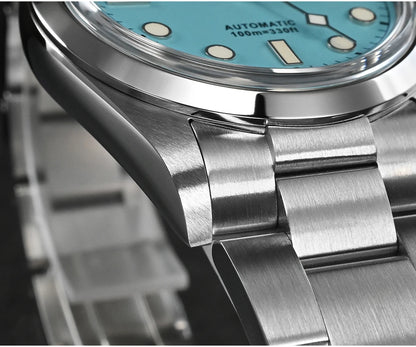 San Martin Men Luxury Watch 36mm BB36 Snowflake Hands Explore Series Sports Watches PT5000 Automatic Mechanical 10Bar BGW-9 Lume