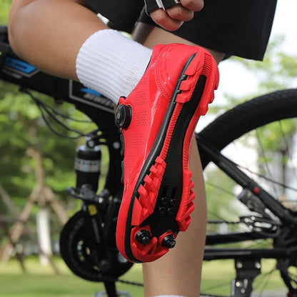 Scarpe da mountain bike MTB da uomo, traspiranti, antiscivolo, ad alta rigidità, adatte per gare su strada all’aperto e percorsi fuoristrada in montagna 37-46