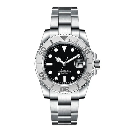 Corgeut 40mm  Luxury Business NH35 Men's automatic mechanical Diving Watch, ceramic bezel, sapphire crystal, 100m waterproof.
