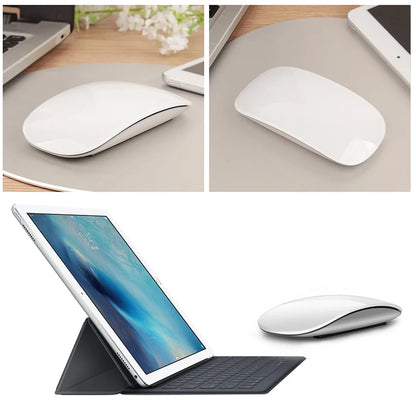Ratón inalámbrico Magic de modo dual Bluetooth, táctil, delgado, recargable y ergonómico para MacBook Air Pro, PC, laptop, ordenador portátil y notebook 2026