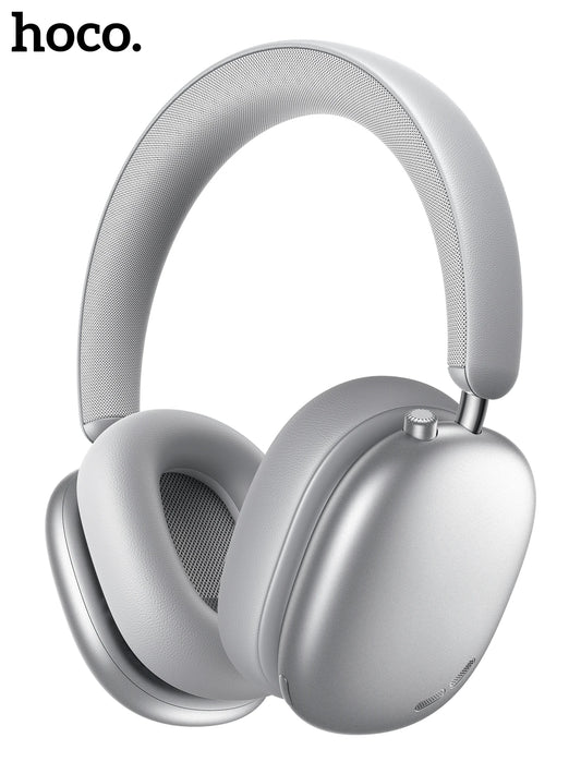 Casque sans fil HOCO W63 supra-auriculaire à réduction de bruit ANC avec fonction APP et micro pour appels téléphoniques iPhone Samsung