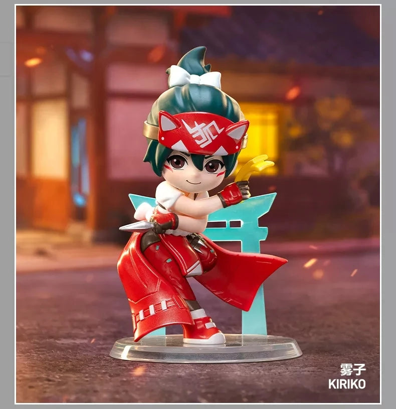 POP MART Original Overwatch Play Of The Game Series Blind Box PVC-Sammelfiguren, Schreibtischdekoration, Mädchen-Spielzeugmodell für Fans