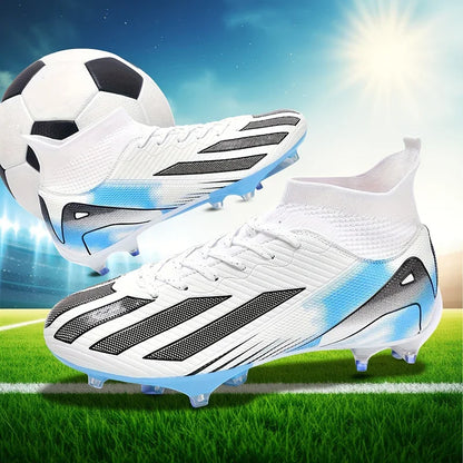 New Men's Football Boots Cleats Boys Ultralight Sport Soccer Shoes Adult Professional Non-Slip Comfortable Training Match Grass