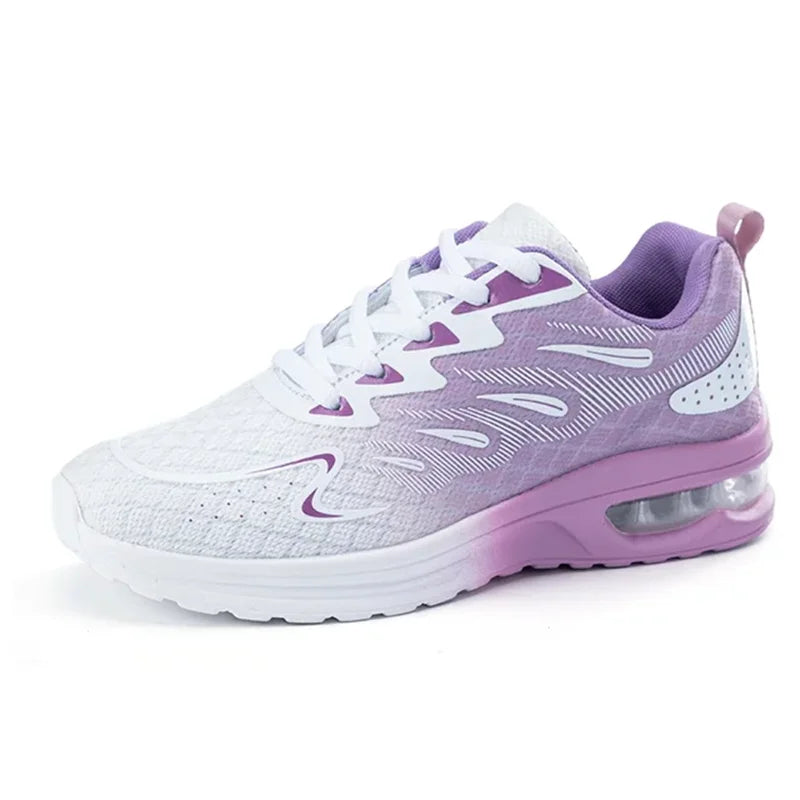 Sneaker Women Walking Shoes Women's Fashion Air Cushion Mesh Breathable Tennis Sport Shoes