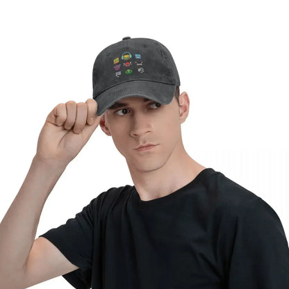 Geometry Dash Casual Baseball Cap Classic Print Hunting Camping Hip Hop Hats Summer Hot Sale Unisex Men Stylish Cap
