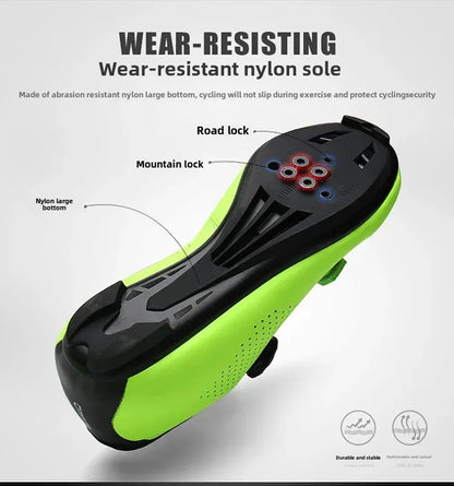 Unisex Road and Mountain Bike Lock Shoes, Outdoor Pedal-Assisted Bicycle Riding Shoes, Cross-Border New Model Sports Entertainment