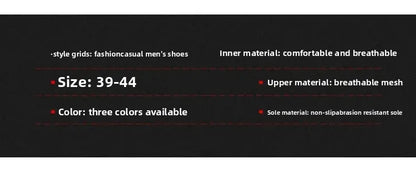 Slip-On-Sportschuhe für Herren mit Schnürung, atmungsaktivem Mesh, unisex, für Frühling und Herbst, niedrig geschnitten, flach, schnell und einfach anzuziehen