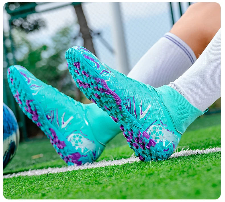 New Men's Professional Soccer Shoes Non-slip Football Boots Unisex Breathable Futsal Sports New Cleats Drop Shipping Ultralight
