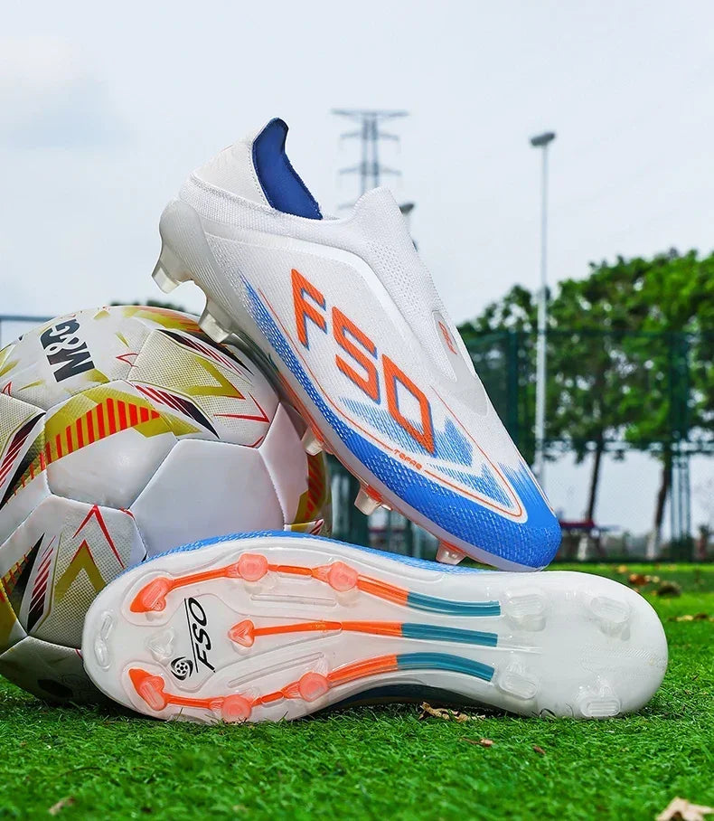 Neue Fußballschuhe für Herren, Bestseller-Rasenschuhe, hochwertige Outdoor-Fußballschuhe für Spiele, rutschfeste Jungen-Sneaker, High-Top, leicht