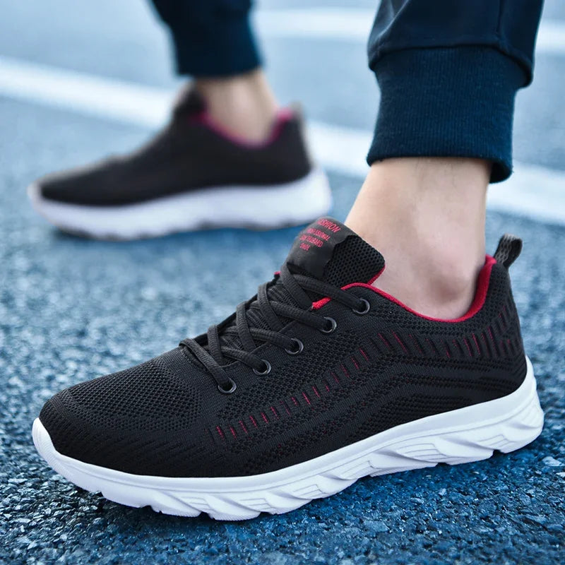 Laufschuhe Herren Sneaker Modische leichte Turnschuhe Atmungsaktive Wanderschuhe Bequeme Sportschuhe für Herren