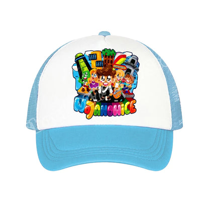 Boys Baseball Caps Wojan Team Anime Character Printed Sun Hat Kids Adults Adjustable Peaked Cap Cartoon Summer Casual Hats Gifts