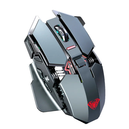 Nuevo 2025 Ratón Gaming Inalámbrico SC300 2.4G RGB 3200dpi Recargable Silencioso Mecánico para E-sports, Ordenador de Sobremesa y Portátil
