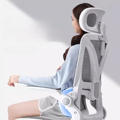 Support lombaire 3D course pivotant réglable maille respirante haute densité éponge siège Silla De Escritorio chaise De jeu ergonomique