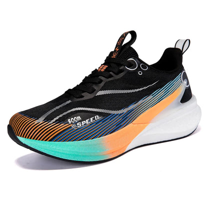 2025 Men's and Women's Professional Carbon Plate Marathon Running Shoes Shock Absorption Ultra-light Stable Support Sports Shoes